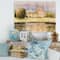 Designart - Historic Church On The Rock On Banks of The River - Lake House Canvas Wall Art Print